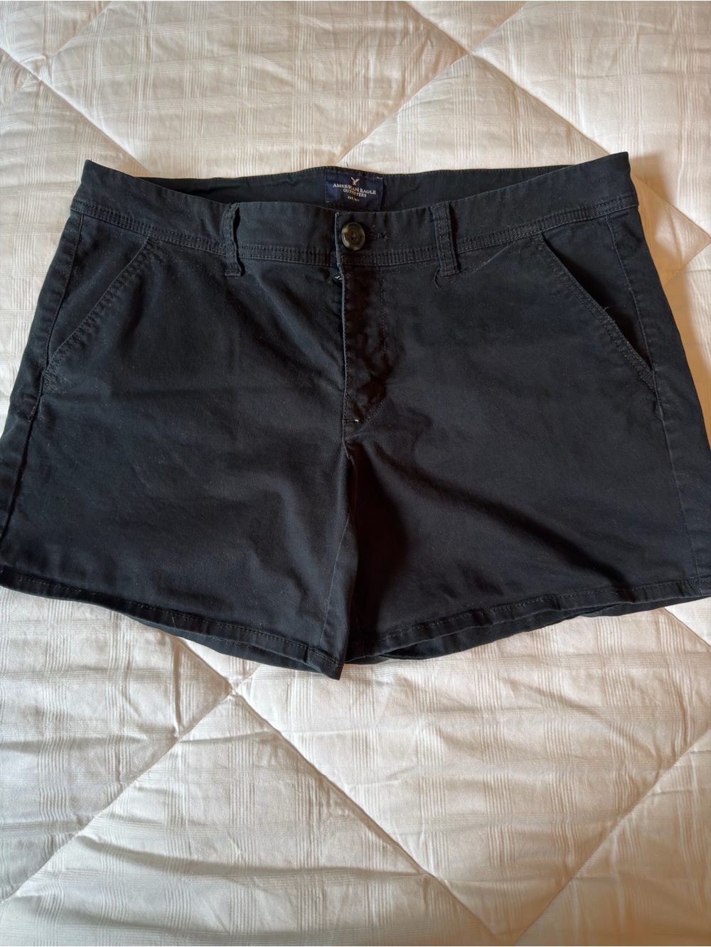 American Eagle Outfitters Stretch Midi Cotton Shorts